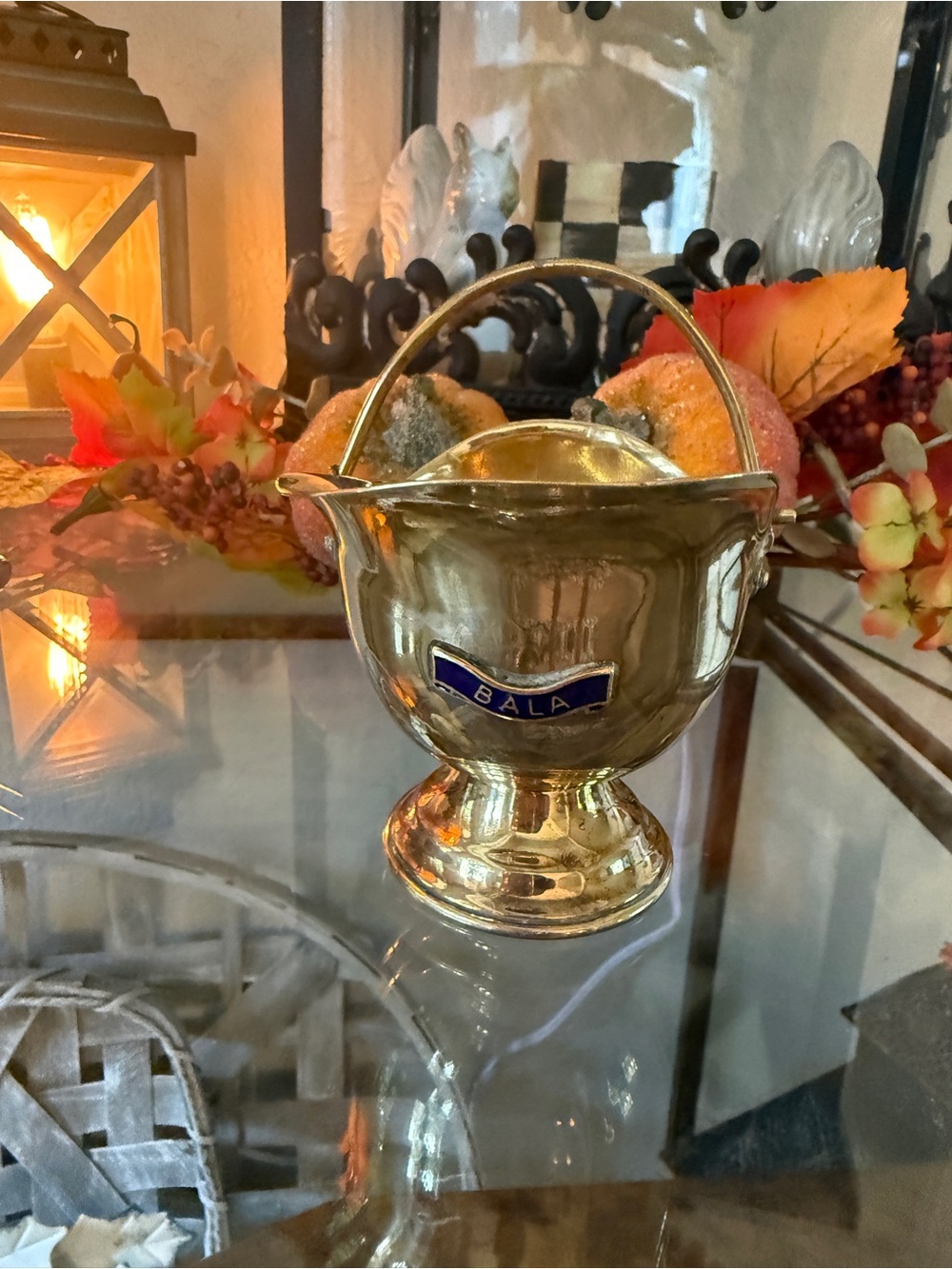 Vintage Brass Sugar Scuttle from England - Picture 7 of 13